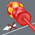 thumbnail image 2 of Wera Screwdriver: VDE Insulated Phillips/Slotted PH/S #1 x 80mm (+/-), 2 of 5