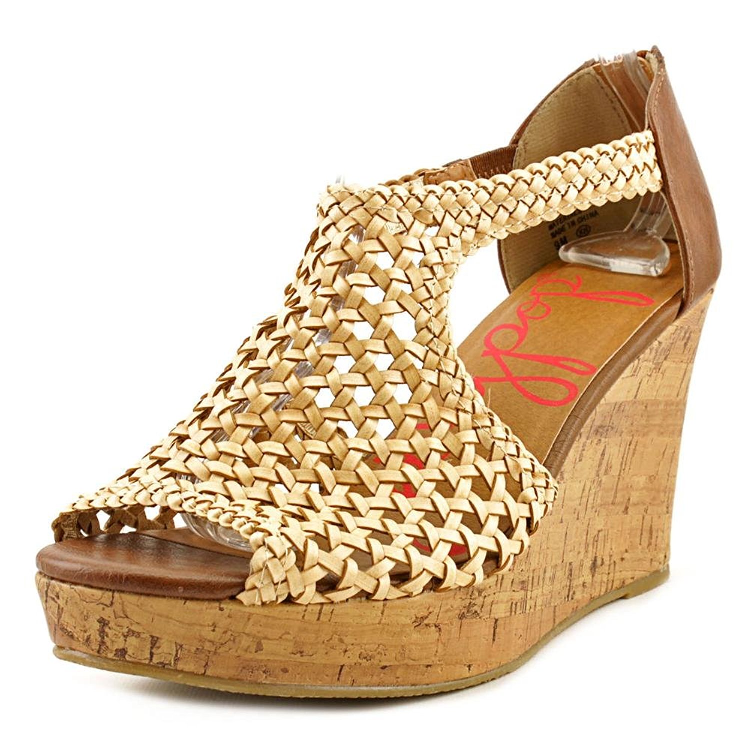 Jelly Pop Jellypop Castle Women Open Toe Canvas Wedge Heel Walmart