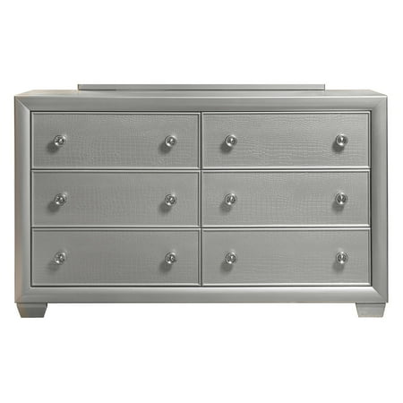 Tropical Island Dresser Mirror - Samuel Lawrence Celestial 6 Drawer Dresser with Mirror