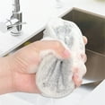 thumbnail image 4 of 5 esponjas de acero de doble cara | Estropajos resistentes para lavavajillas y cocina | Antirayaduras, aptas para utensilios de cocina y con orificios para colgar | Paquete de 5, 4 of 9
