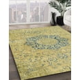 thumbnail image 2 of Ahgly Company Indoor Rectangle Abstract Copper Green Abstract Area Rugs, 4' x 6', 2 of 6