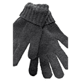thumbnail image 2 of STYLE and CO ribbed lightweight women's gloves - BLACK- One size, 2 of 2