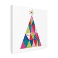 thumbnail image 2 of Michael Mullan 'Geometric Holiday Trees I Bright' Canvas Art, 2 of 3