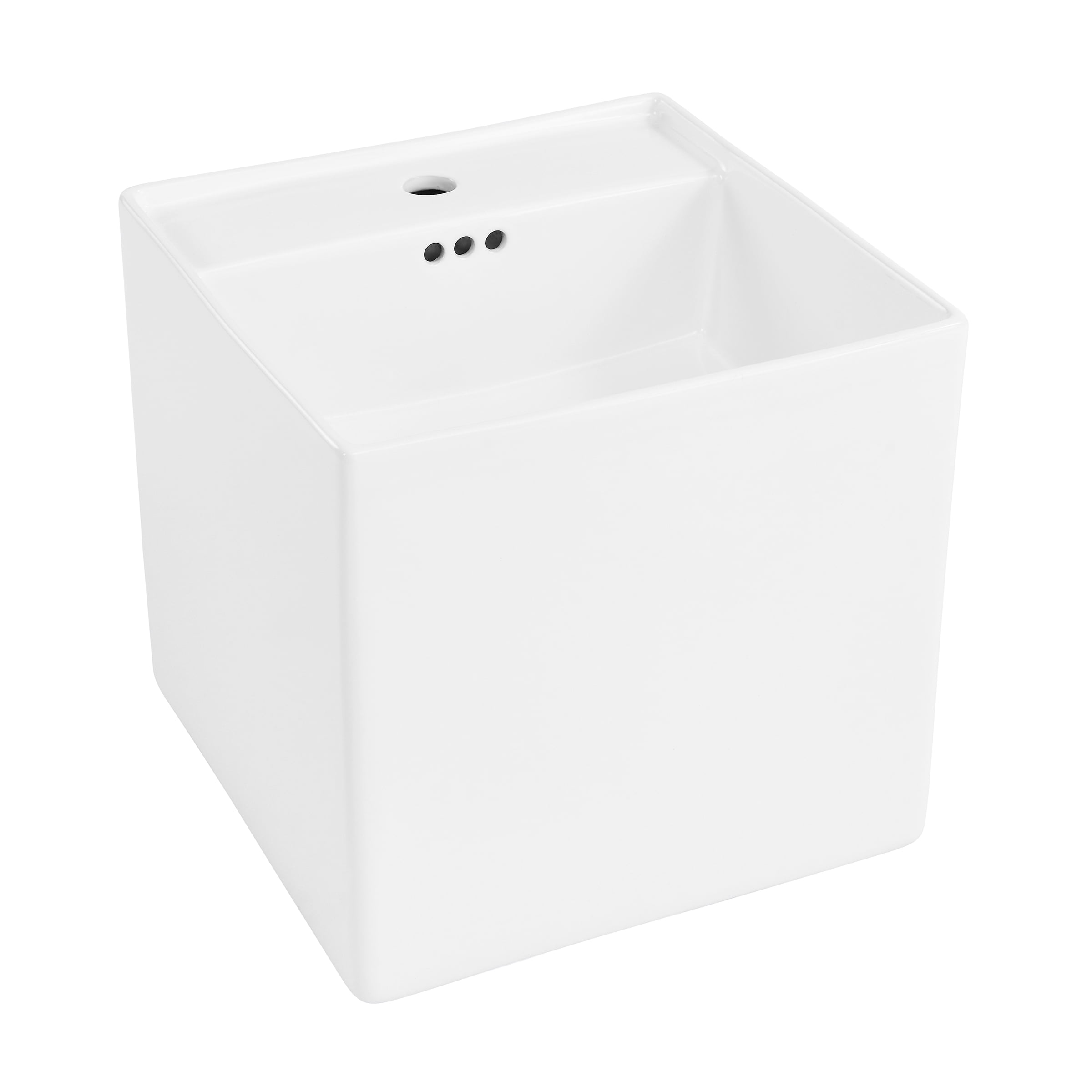 Strasbourg 16.5" Square Wall-Mount Bathroom Sink
