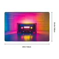 thumbnail image 2 of Shaggy Area Rug, Neon Cassette Tape Rugs for Living Room Bedroom Non Slip Door Mat Indoor Carpet Machine Washable Nursery Home Decor Floor Mats for Entryway 60x39in, 2 of 5
