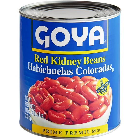 Goya #10 Can Red Kidney Beans - 6/Case