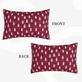 thumbnail image 4 of Fotbe white Tree red plaid Pillow Cases - Envelope Closure - Luxury, Extra Soft, Cooling Pillow Covers - Wrinkle, Fade, Stain Resistant-20"x30", 4 of 8