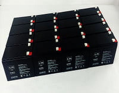 SPS Brand 12V 9Ah Replacement Battery (SG1290T2) for MGE Pulsar 72V EXB (Terminal T2) (16 Pack)
