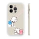 thumbnail image 1 of "Manténgase a la moda con esta llamativa funda para teléfono plateada de color mate de doble capa con estampado gráfico para iPhone15 Pro Max", 1 of 4