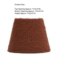 thumbnail image 4 of Comfortable Plush Fabric Lamp Shade, Easy Install Cone Design, Ideal For Living Room  Bedroom Lamps, 4 of 6