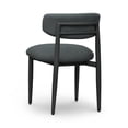 thumbnail image 5 of TOV Furniture Annika Black Textured Outdoor Dining Side Chair, 5 of 8