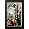 thumbnail image 2 of Palmezzano, Marco 10x14 Black Modern Framed Museum Art Print Titled - Annunciation, 2 of 5
