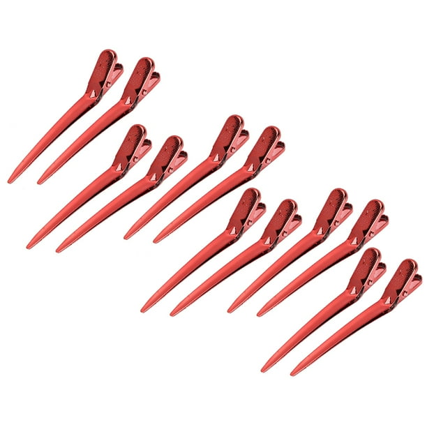Pinzas para peluquería, 12 piezas, pinzas de pico de pato, pinzas para peluquería, las mejores de su clase
