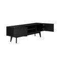 thumbnail image 3 of Mueble para tv 150cm Meztli B - Negro Gaia Herbs Contemporáneo, 3 of 6