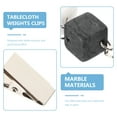 thumbnail image 5 of CIMAXIC Cimaxic Marble Tablecloth Weights Practical and for Indoor Use, 5 of 6