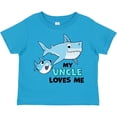 thumbnail image 3 of Inktastic My Uncle Loves Me with Cute Sharks Boys or Girls Toddler T-Shirt, 3 of 5