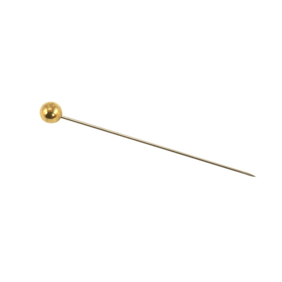 2" Corsage and Bouquet Pins 12pc (Round, Gold)