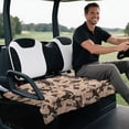 thumbnail image 5 of XYZCANDO Duck Camo 2 Passenger Golf Cart Seat Cover With 4 Pockets - Non Slip Washable Terry Cloth Protector For Outdoor Golfing, 5 of 9