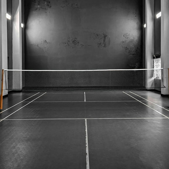 Clispeed Fitness Competition Pickleball Net 1Set Black Polypropylene for Sports Practice