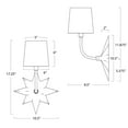 thumbnail image 2 of Regina Andrew 15-1158NB Etoile 18" Tall Wall Sconce - Brass, 2 of 5
