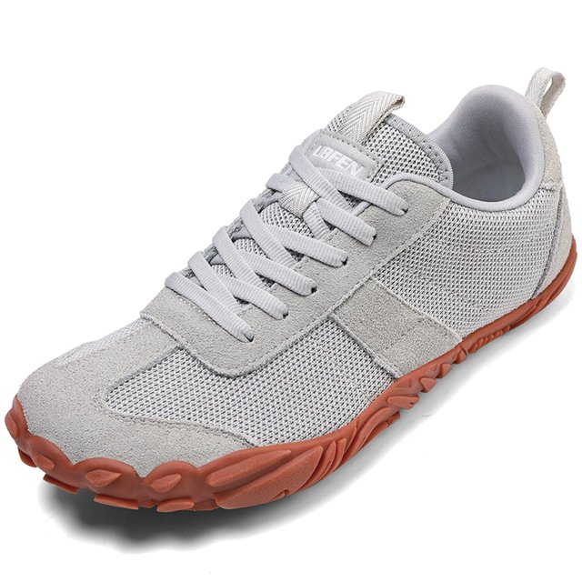Zapatillas UBFEN Barefoot para mujer/hombre, color gris claro, talla 39/40