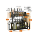 thumbnail image 2 of Organizador De Cubiertos Y Especias De Cocina 2 Niveles Xtellar negro, 2 of 4