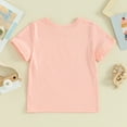 thumbnail image 3 of Okbabeha Kids Boy Girl Crew Neck Short Sleeve Cartoon Cat T Shirt Pullover Top Summer Basic Tees Casual Clothes 1-8Y, 3 of 7