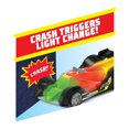 thumbnail image 2 of Hot Wheels Color Crashers Hi-Tech Missile Vehicle, 10-Inch Red Motorized Toy Car with Lights and Realistic Racing Sounds, 2 of 4