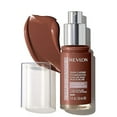 thumbnail image 1 of Revlon Illuminance Skin-Caring Liquid Foundation, Hyaluronic Acid, Hydrating and Nourishing Formula with Medium Coverage, 605 Rich Mahogany, 1 fl oz, 1 of 8