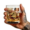 thumbnail image 3 of 250th Anniversary Commemorative Whiskey Glass, America 1776-2026 Patriotic Relief Drinking Cup, Bourbon Scotch Tumbler for Independence Day Gift Decor, 3 of 5