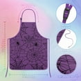 thumbnail image 2 of Boys Girls Kids Halloween Apron with Pocket,Psychedelic Stars Spider Adjustable Child Neck Strap and Bib Funny Aprons Kitchen Toddler Aprons for Cooking Baking, 2 of 6