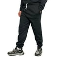 thumbnail image 2 of Fruit of The Loom Men's Fleece Jogger Sweatpants 2 Pockets Relaxed Fit M-4XL - Black Irregular, 2 of 5
