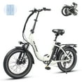 thumbnail image 1 of Wildeway Folding Electric Bike for Adults 20'',800w UL2849 48v15ah Removable Battery, 7 Speeds, 3.0 Fat Tire 30MPH*70Miles Full Suspension E-Montain Bike 2 Seats off road E-bicycle, 1 of 8