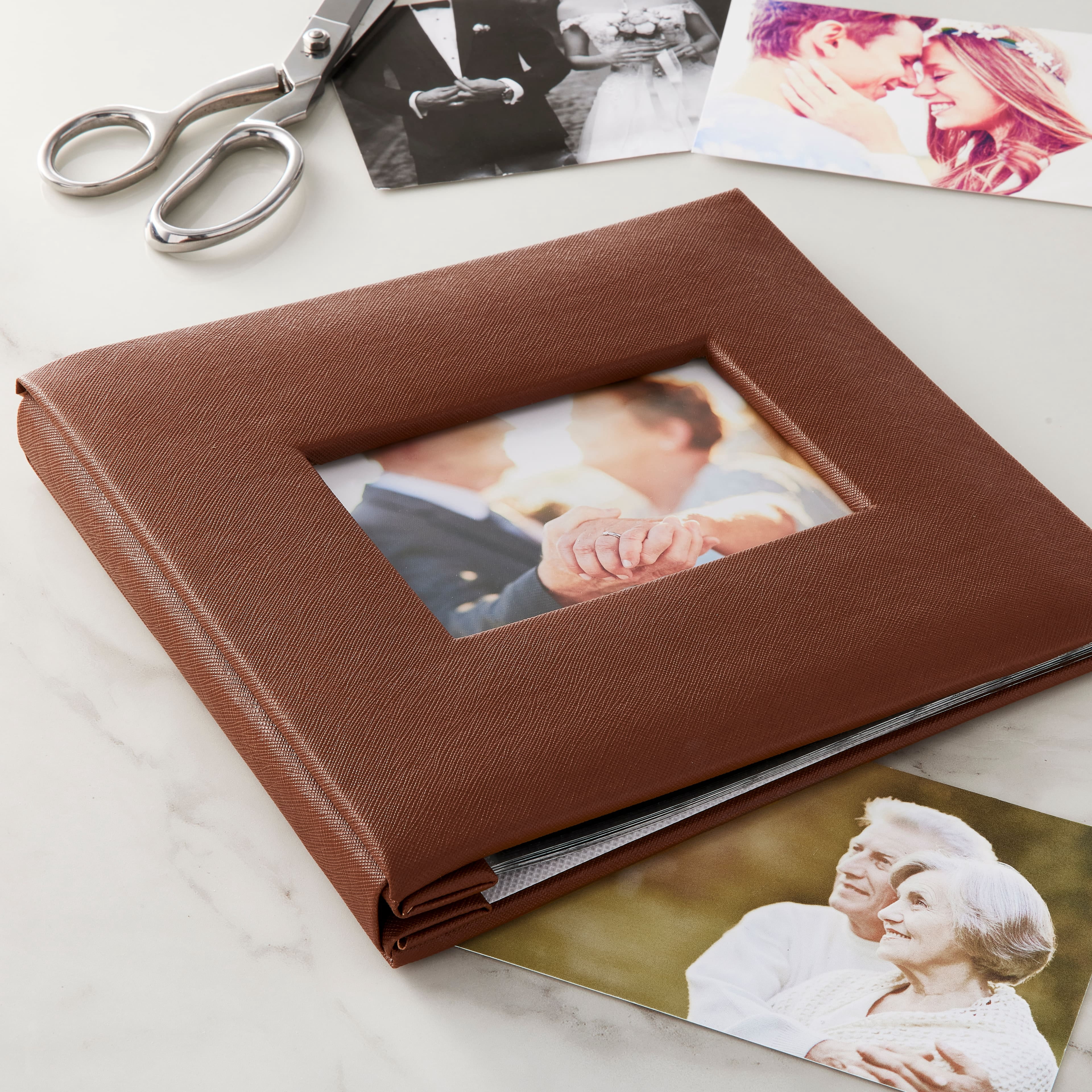 Recollections Brown Scrapbook, 8" x 8"