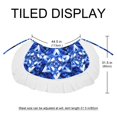 thumbnail image 5 of Flag of Israel Stunning Summer Chiffon Beach Dress for Women, for the Beach, 5 of 6