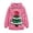 Pink, variant on Christmas Santa Reindeer Pet Pouch Hoodie, Drop Shoulder Carrier Sweatshirt with Side Zip for Festive Xmas Holiday Wear