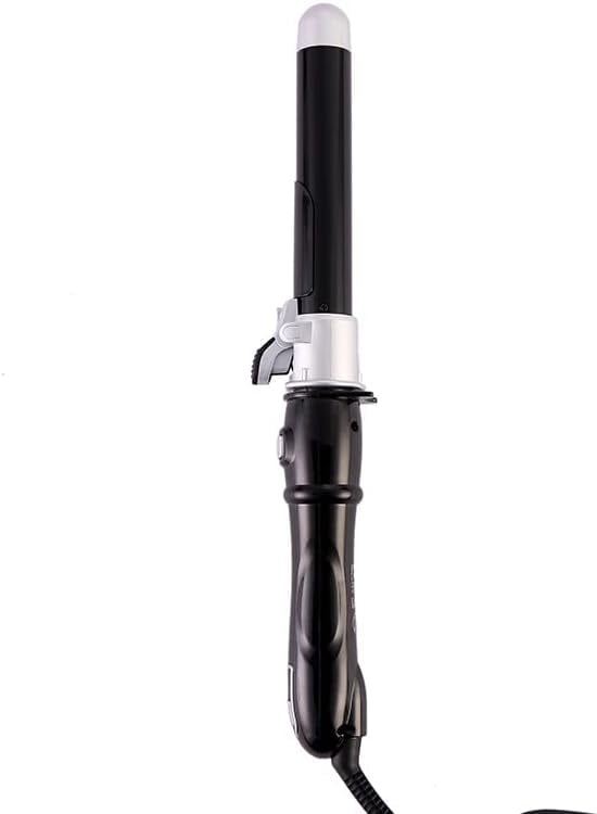 Auto Rotating Hair Curler Curling Wand 28mm 1.1 Inch Curling Irons Hair Waver 30s Instant Heat-Up, Anti-Scald & Dual Voltage, with LCD Temp Display, Black, (L1920)