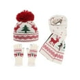 thumbnail image 1 of Winter Warm Children Hat Plush Scarf Gloves Multi Piece Set Thickened Protection For Christmas, 1 of 14