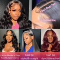 thumbnail image 4 of Cierre Little Fairy Body Wave de 5 x 5 cm, 30 cm, encaje HD de 150% de densidad, 4 of 7