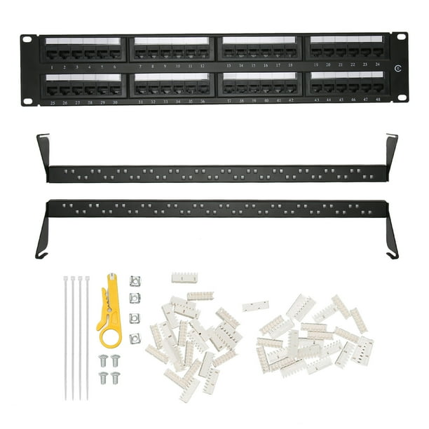 Tableau De Connexions De Maille De 48 Ports, Tableau De Connexions RJ45 ...