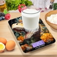 thumbnail image 7 of Dinosaur Flowers Leaves Food Scale Digital Kitchen Scale Waterproof Tempered Glass Tare Function 11 lb for Baking Cooking Meal Prep, 7 of 7