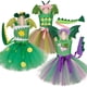 thumbnail image 2 of Vestido de dinosaurio para niñas con diadema de alas y cola, vestidos de tutú de dibujos animados para niñas pequeñas para fiesta de cumpleaños de Halloween, fotografía, 2 of 4