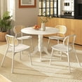 thumbnail image 2 of Mesa de comedor redonda COSTWAY para 4 personas, 102 cm, madera de caucho, 2 of 9