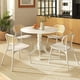 thumbnail image 2 of Mesa de comedor redonda COSTWAY para 4 personas, 102 cm, madera de caucho, 2 of 9