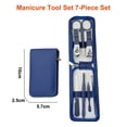 thumbnail image 2 of 7 Pcs Manicure Set Stainless Steel Nail Clippers, Beauty Tool Portable Set,Zipper Portable, 2 of 5