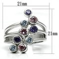 thumbnail image 2 of Ring AAA GRD CZ Multi 3W290 for Women Style Rhodium, 2 of 4