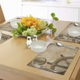 thumbnail image 4 of Ambesonne Vintage Place Mats Set of 4, Wooden Wheel Compass, Standard Size, Beige, 4 of 6