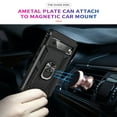 thumbnail image 4 of SaniMore Tri-layer Case for Google Pixel 7 6.3" 2022, 360° Rotating Holder/Kickstand Rugged PC Back + TPU Bumper Magnetic Car Mount Anti-fingerprint Anti-fall Heavy Duty Protective Case, Black, 4 of 7