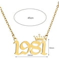 thumbnail image 4 of Chicmine Women Sweater Chain Year 1980-1999 Stainless Steel Meaningful Number Necklace Jewelry Gifts, 4 of 11