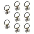 thumbnail image 1 of 8 piezas de rieles de anclaje con perno único, puntos de riel en L, accesorios de repuesto para remolques cerrados, furgonetas, camionetas, vehículos Plata, 1 of 8